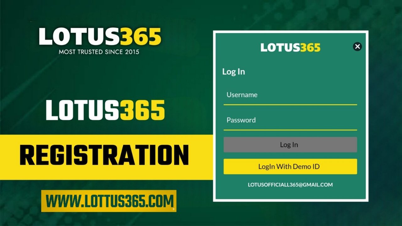 Lotus365 registration